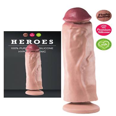 Heroes - Realistischer Dildo 9 Inch - natur
