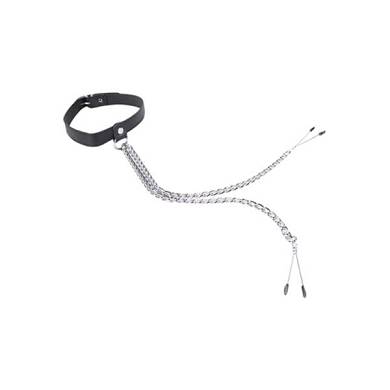 Halsband mit Nippelklemmen