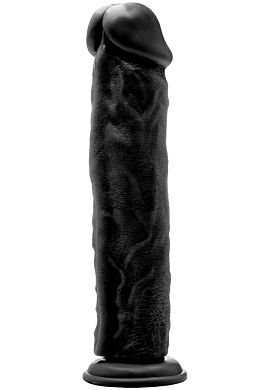 29 x 6,2 cm REALROCK Dildo - ohne Hoden black