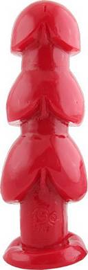 TSX Large Three Bangs Analplug rot 29x10cm