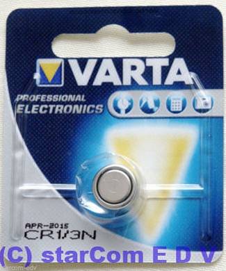 Lithium Batterie Varta Knopfzelle CR1/3N K58L 2L76 CR-11108 CR 1/3N