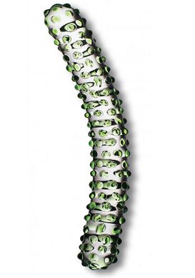 24 x 3,3 cm Glasdildo - Glassvibrations Gurke Extra Strong