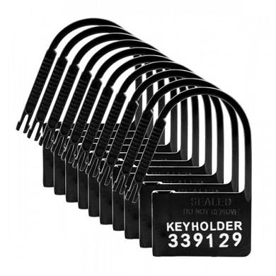Keyholder 10er-Packung Nummerierte Plastik-Schlsser