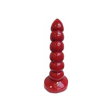 TSX Prostidude - stark strukturierter Dildo - 32 cm lang - Durchmesser 6 bis 7 cm. rot