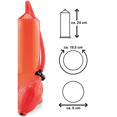 Mr. Cock Classic Penis Pump red