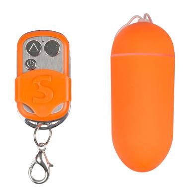 Vibrationsei mit 10 Geschwindigkeiten - Orange