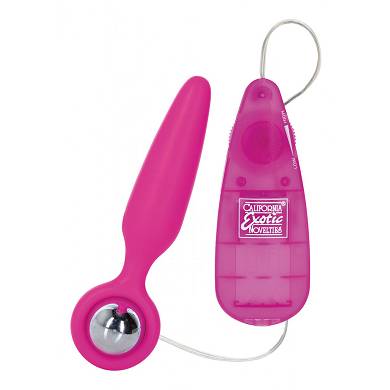 Analvibrator "Booty Glider" - 9,5 x 2,5 cm - in Pink