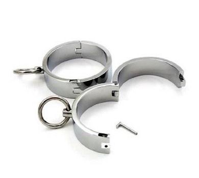 Metall Handfessel mit O-Ring 5.5cm Durchmesser