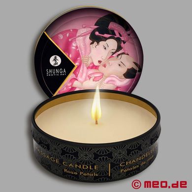 Massagekerze Shunga - Rosenblätter