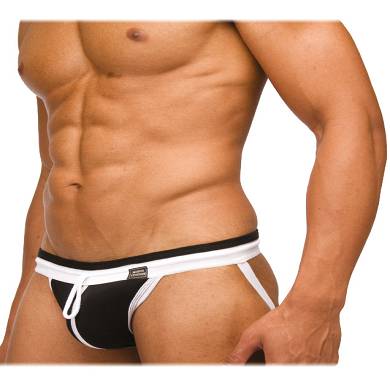 Modus Vivendi - Black & White Jockstrap Schwarz