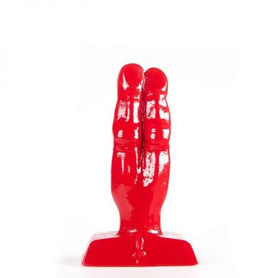 Analplug flinke Finger rot 10 x 4 cm