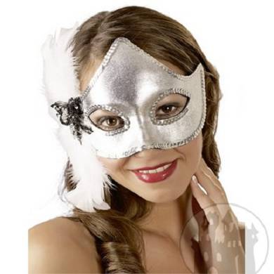 Maske silber