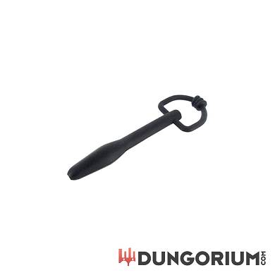 Penisplug aus Silikon in Schwarz
