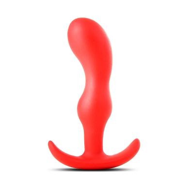 Silikon Prostatastimulator - rot - medium