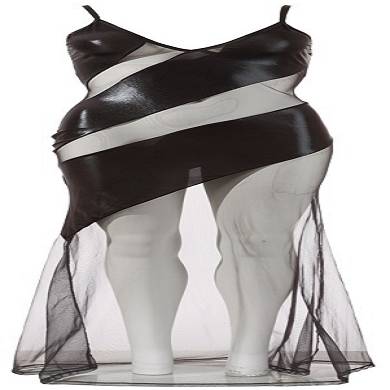 Langes Transparent-Kleid