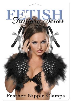 Fetish Fantasy - Feather Nipple Clamps