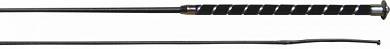Dressurgerte 23cm Wildlederhandgriff, schwarz