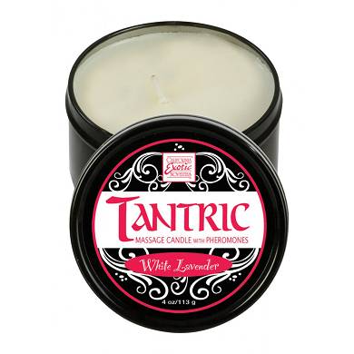 Tantra Massagekerze (Lavendel) - in Wei?