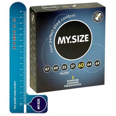 MY.SIZE 60 mm 3 Stck