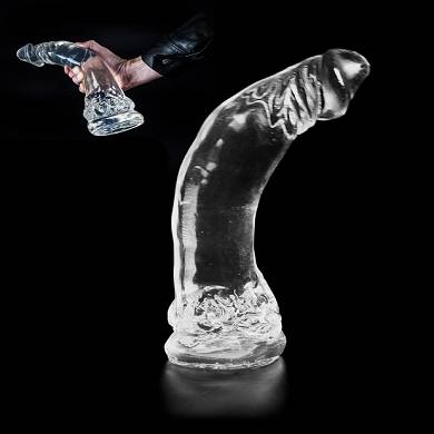 Dark Crystal Clear Large Dildo DCC07