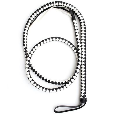 HardcoreDeLuxe Long Whip black/white