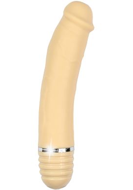 21 x 3,7 cm Silicone Bendable Buddy Vibrator flesh