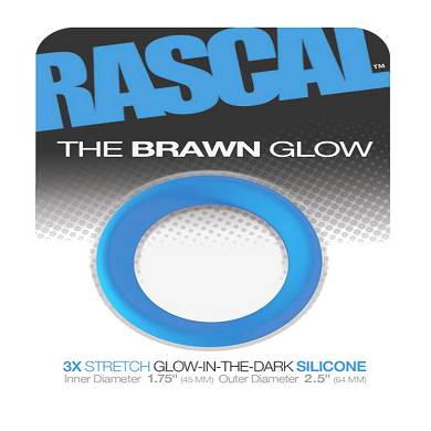 The Brawn Glow Cockring Blue (Rascal Toys)