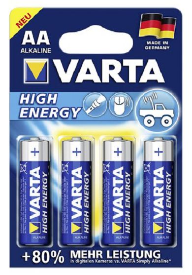 Batterie - Typ: AA - Mignon - 4 Stck