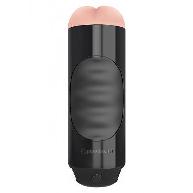 Masturbator "Mega Grip Vibr." (Anal) - in Schwarz