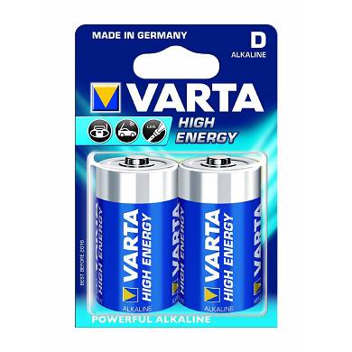 Varta Hohe Energie D Alkaline 1.5 Volt 1.5V Batterien Akkus - 2er Pack