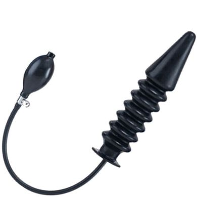 Inflatable Solid Ribbed - FF Dildo