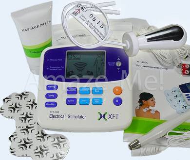 Reizstromgerät + Sonde 02, Akupunkturstift und Kontaktgel XFT-320A