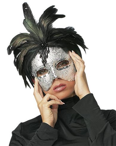 Maske silber