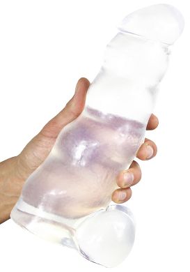 25 x 9 cm ANALE GRANDE Dildo COMPANERO clear