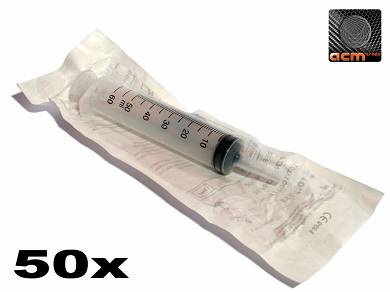 50x 50ml Einwegspritzen Spritze steril syringe gerader Katheter-Ansatz Luer Adap