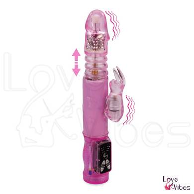 Rabbit-Vibrator Crazy Up & Down mit USB Anschluss