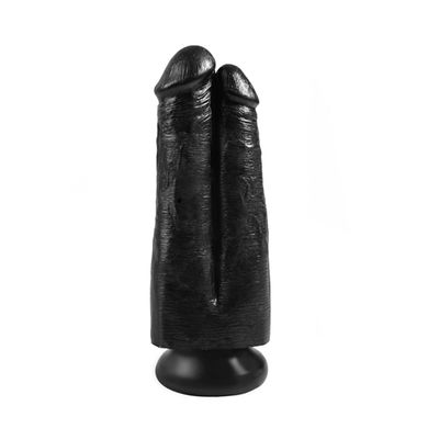 King Cock 7 - Two Cocks One Hole - Schwarz