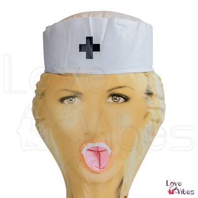Aufblasbare Blowjob-Gummipuppe Krankenschwester