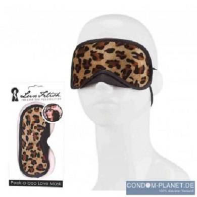LUX FETISH Peek-a-boo Love Mask leo