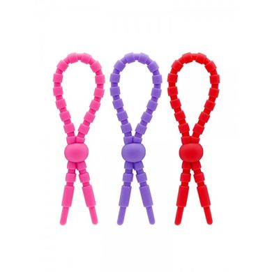 Elastic Erection: Penisschlaufen-Set, bunt