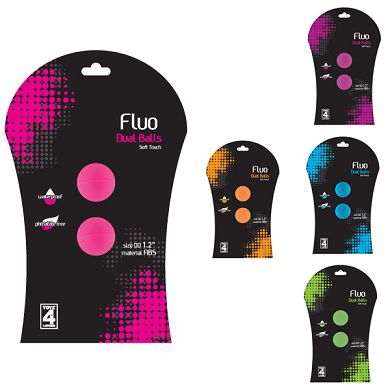 T4L Fluo Liebeskugeln 2er, 2,5 cm