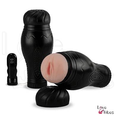 Realistischer Vagina-Masturbator mit Vibration