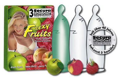Secura Sexy Fruits Kondome 3 Stk.