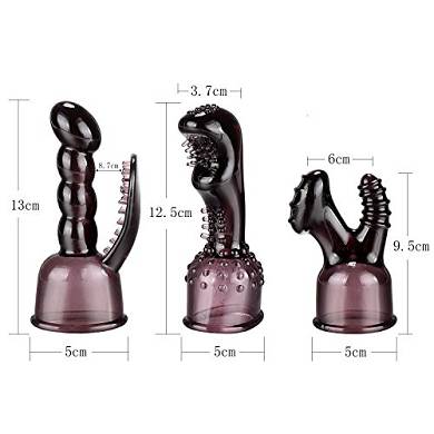 3 Stück Aufsatz für Sie Massagegerät Magic Wand Massager Klitorisstimulator