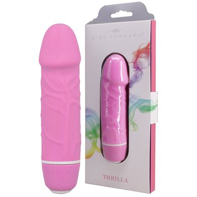 12,5 x 2,7 - 3 cm Vibrator Vibe Therapy Thrilla pink