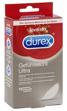 Durex gefhlsecht Ultra 10er