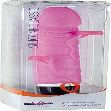 Silicone Classic Vibrator ca. 19cm pink