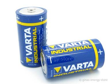 20 X Varta Industrial Baby C MN1400 C LR14 4014 1,5V Batterien NEU