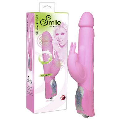 26 x 3,2 cm Smile Bunny Pink Vibrator
