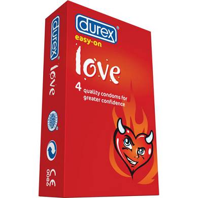 Durex Love Kondome - 4 Stck